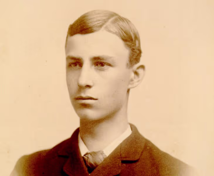 1884년, 17살 Wilbur Wright의 초상